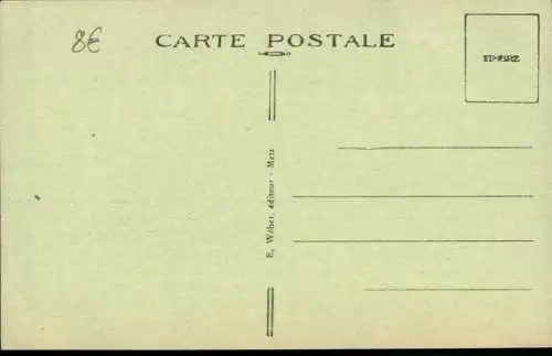Ak Metz Moselle, La Poste Centrale