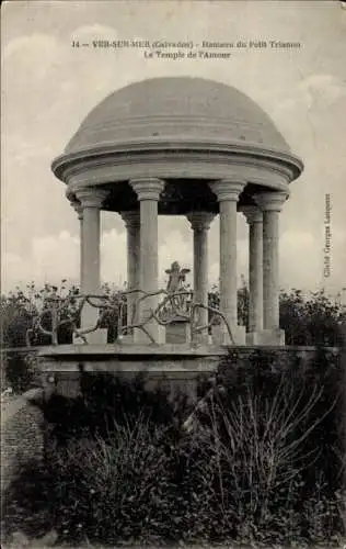 Ak Ver sur Mer Calvados, Hameau du Petit Trianon, Temple de l'Armour