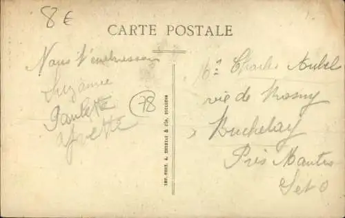 Ak Villennes sur Seine Yvelines, La Triannette