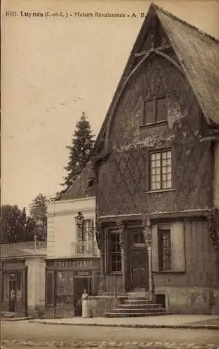 Ak Luynes Indre et Loire, Maison Renaissance