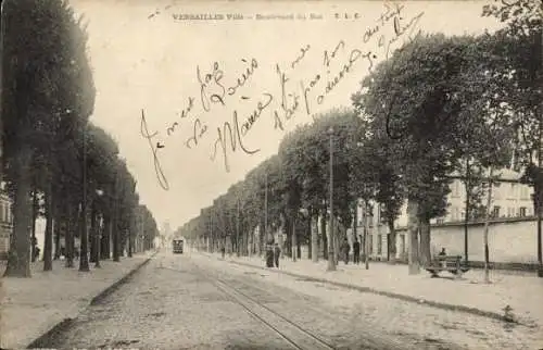 Ak Versailles Yvelines, Boulevard du Roi