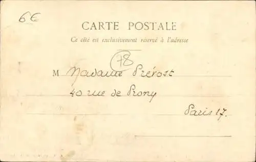 Ak Marly le Roi Yvelines, Porte d'entree du Parc, Interieur