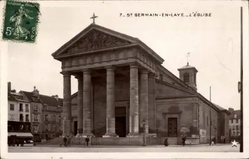 Ak Saint Germain en Laye Yvelines, Kirche