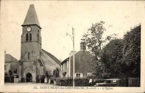 Ak Saint Rémy lès Chevreuse Yvelines, Kirche