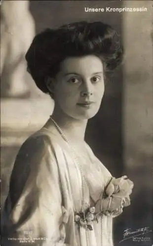 Ak Kronprinzessin Cecilie von Preußen, Portrait, Liersch 2337