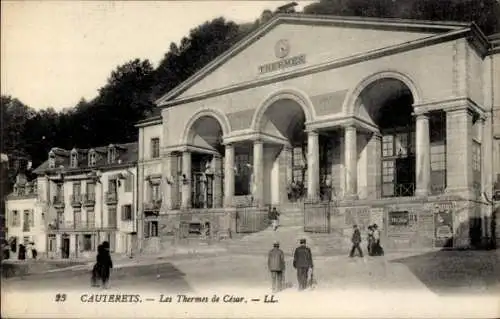 Ak Cauterets Hautes Pyrénées, Les Thermes de Cesar