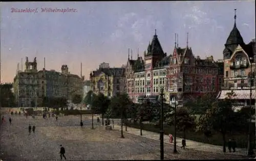 Ak Düsseldorf am Rhein, Wilhelmsplatz