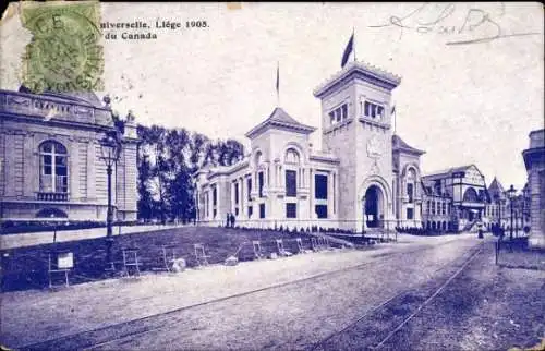 Ak Lüttich Lüttich Wallonien, Weltausstellung 1905, Palais du Canada