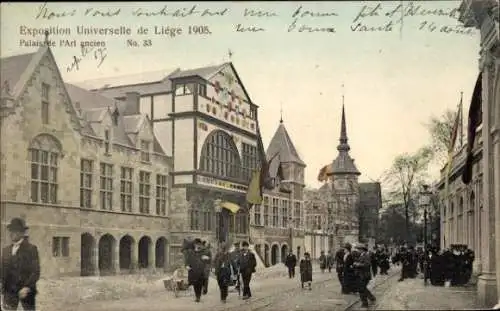 Ak Lüttich Lüttich Wallonien, Weltausstellung 1905, Palast der antiken Kunst