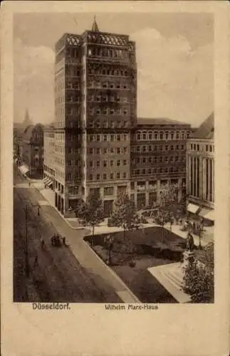 Ak Düsseldorf am Rhein, Wilhelm-Marx-Haus, Hochhaus