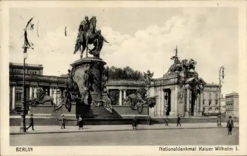 Ak Berlin, Nationaldenkmal Kaiser Wilhelm I.