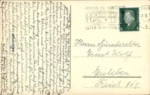 Ak Berlin, Nationaldenkmal Kaiser Wilhelm I.