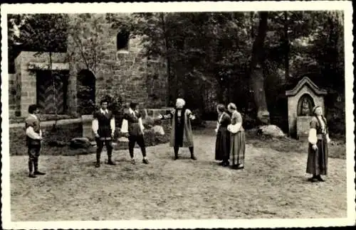 Ak Heessen Hamm in Westfalen, Waldbühne Heessen, 1951, Die Jungfrau von Orleans