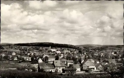 Ak Helmstadt in Baden, Panorama