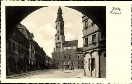 Ak Görlitz in der Lausitz, Rathaus