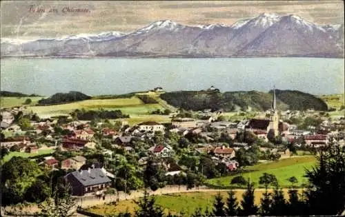 Ak Prien am Chiemsee Oberbayern, Panorama