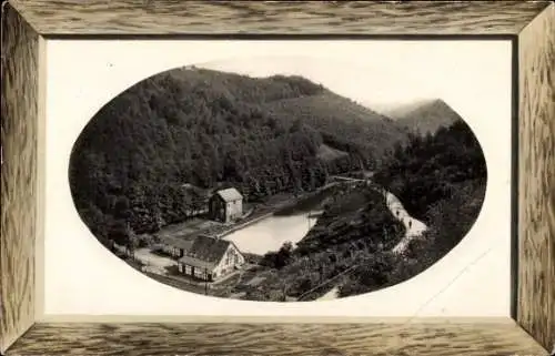 Ak Burg an der Wupper Solingen, Blick von Schloss Burg, Eschtal