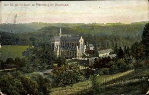 Ak Altenberg Odenthal, Der bergische Dom im Dhünnetal