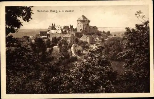 Ak Burg an der Wupper Solingen, Schloss Burg, Schlossbauverein zu Burg an der Wupper