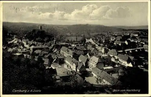 Ak Camburg an der Saale Thüringen, Blick von Wachtberg