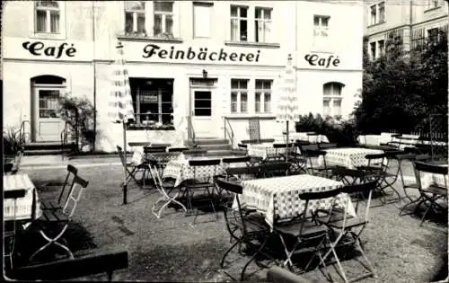 Foto Ak Weesenstein Müglitztal in Sachsen, Feinbäckerei, Café Liebscher