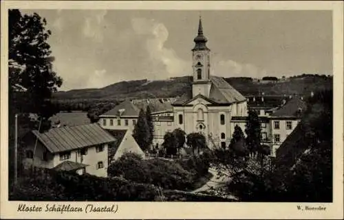 Ak Schäftlarn Oberbayern Isartal, Kloster