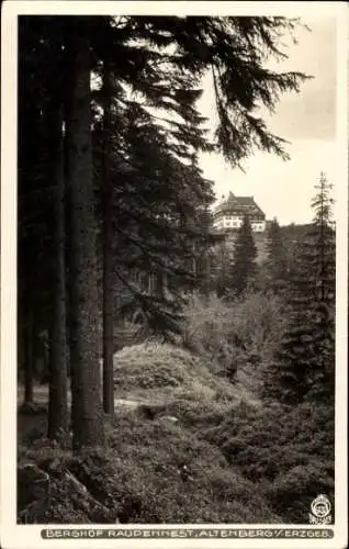 Ak Altenberg Erzgebirge, Berghof Raupennest, Walter Hahn 6732