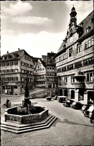 Ak Tübingen am Neckar, Marktplatz