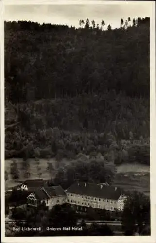 Ak Bad Liebenzell im Schwarzwald, Unteres Bad-Hotel