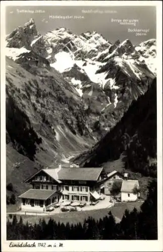 Ak Einödsbach Oberstdorf im Oberallgäu Schwaben, Alpengasthof