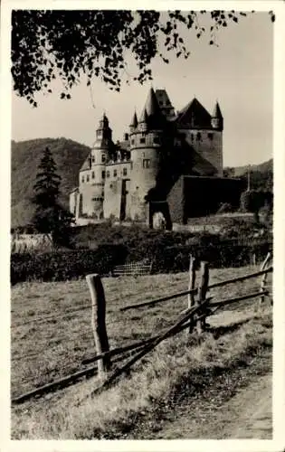 Ak St. Johann bei Mayen in der Eifel, Schloss Bürresheim