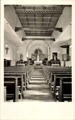 Ak Eisenbach im Schwarzwald, St. Benediktus-Kirche, Innenansicht