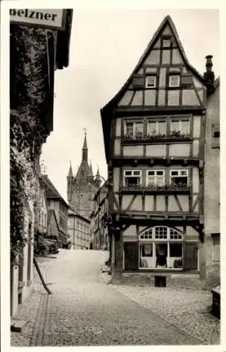 Ak Bad Wimpfen am Neckar, Salzgasse, Blauer Turm