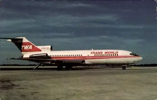 Ak Passagierflugzeug Trans World Airlines, TWA, Boeing 727-31