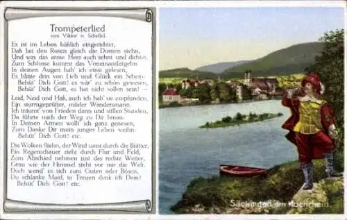 Lied Ak Trompeterlied, Viktor von Scheffel, Trompeter von Säckingen