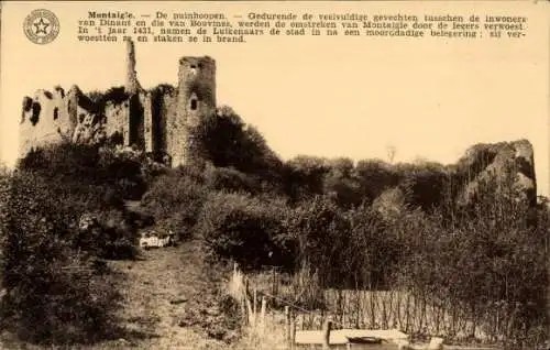 Ak Falaën Onhaye Wallonien Namur, Château de Montaigle