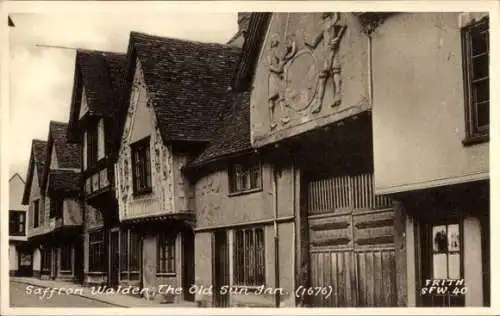 Ak Saffron Walden Essex England, Old Sun Inn