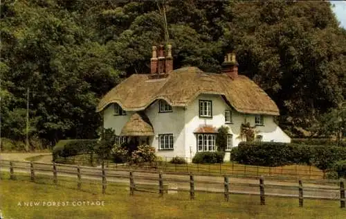 Ak New Forest Hampshire England, Ferienhaus