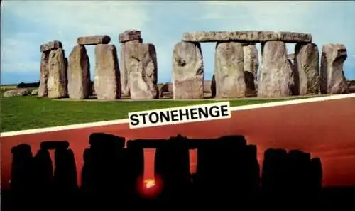 Ak Amesbury Wiltshire England, Stonehenge