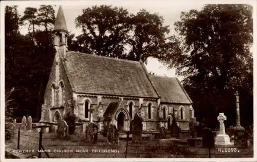 Ak Bridgend Wales, Merthyr Mawr Kirche