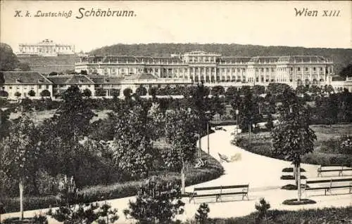 Ak Wien 13 Hietzing Österreich, K. k. Lustschloss Schönbrunn