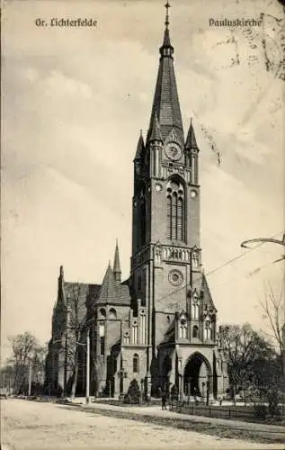 Ak Berlin Steglitz Groß Lichterfelde, Pauluskirche