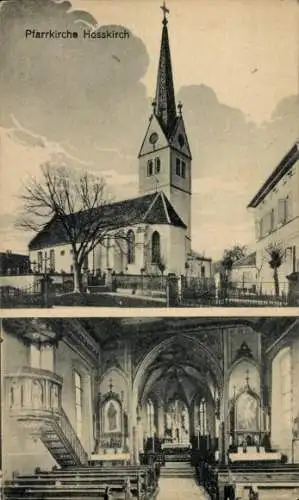 Ak Hoßkirch in Württemberg, Pfarrkirche