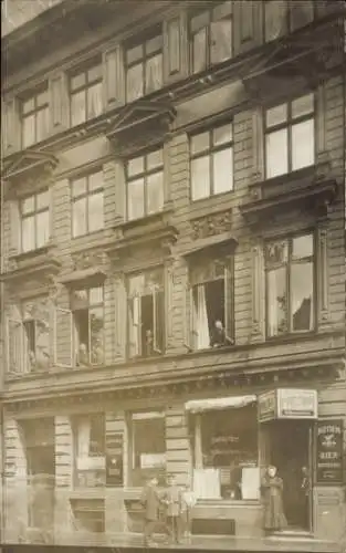 Foto Ak Hamburg, Admiralitätsstraße 37, Restaurant, W. Wenkstern, Anwohner