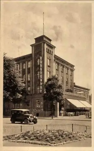 Ak Nordhausen am Harz, Hotel Fürstenhof, Auto