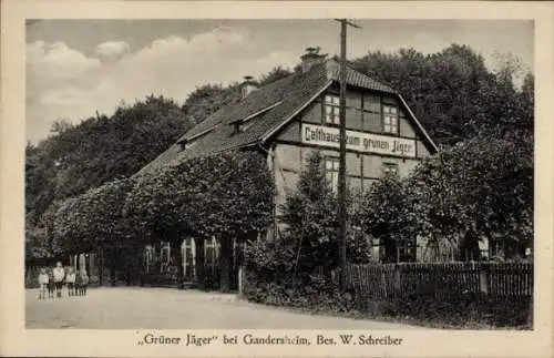 Ak Bad Gandersheim am Harz, Gasthaus zum grünen Jäger