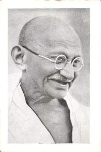 Ak Mahatma Gandhi, Portrait