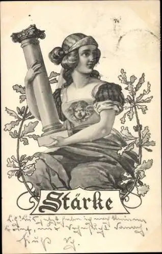 Ak Stärke, Allegorie, TSN Serie 147 Nr. 9