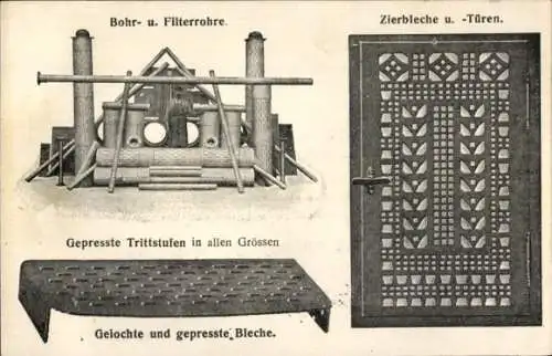 Ak Nürnberg in Mittelfranken Bayern, Ernst Meck, Holzschuherstraße 9, Reklame