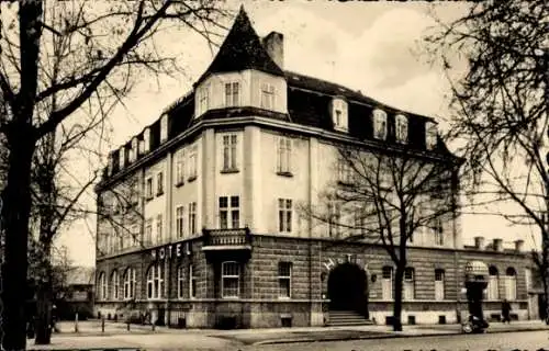 Ak Quedlinburg im Harz, Konsum Hotel Quedlinburger Hof